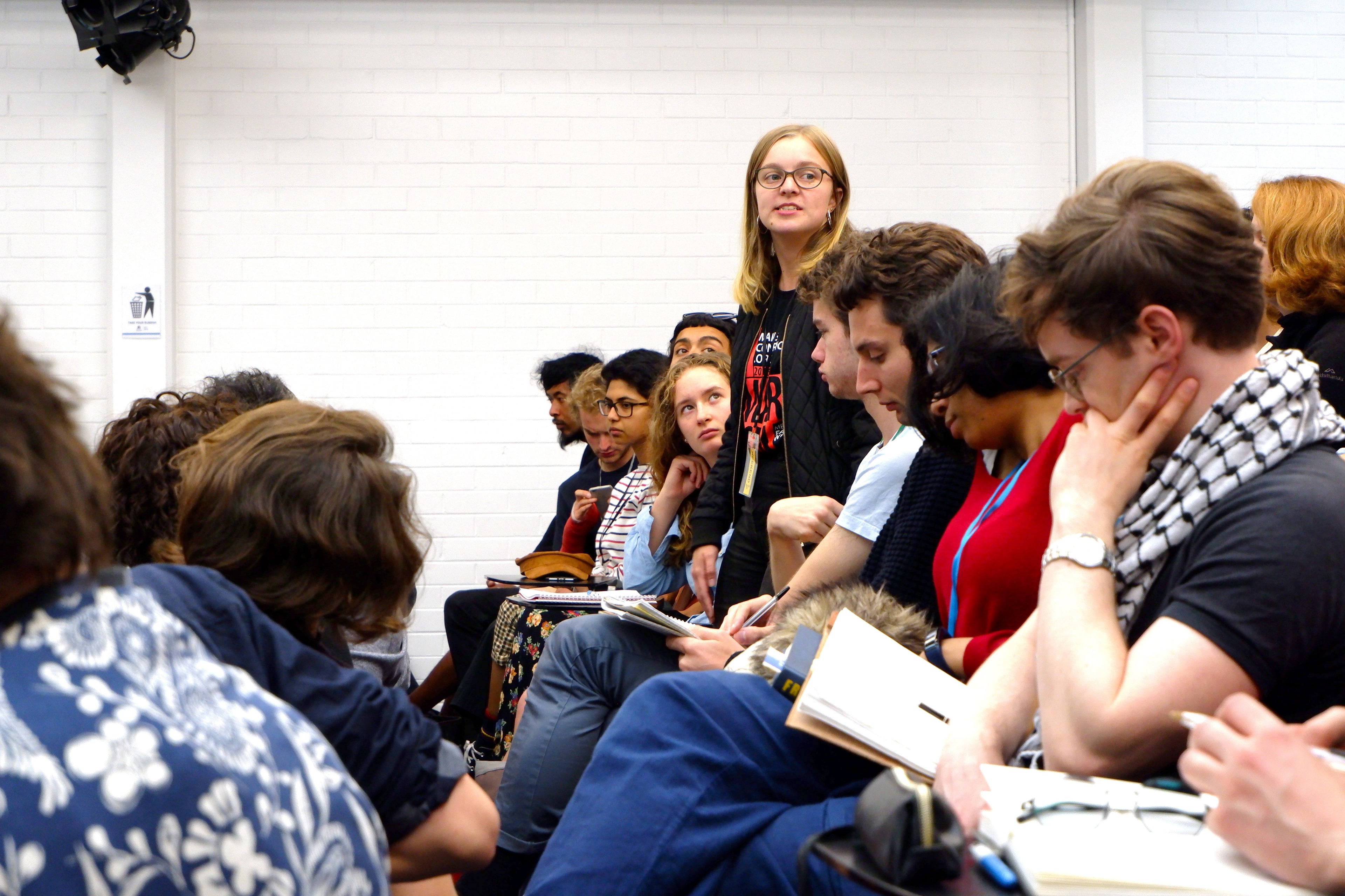 Lively discussion from the floor